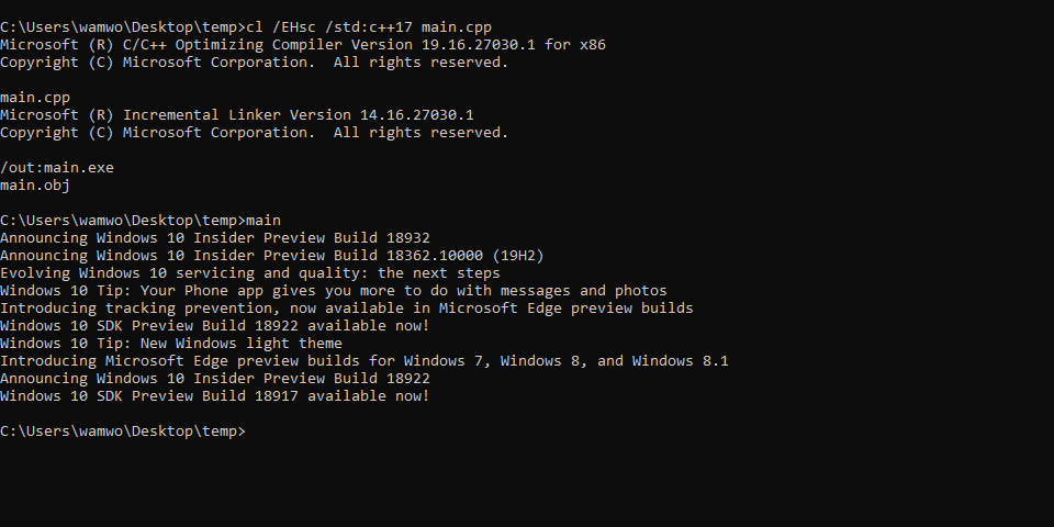 compiled